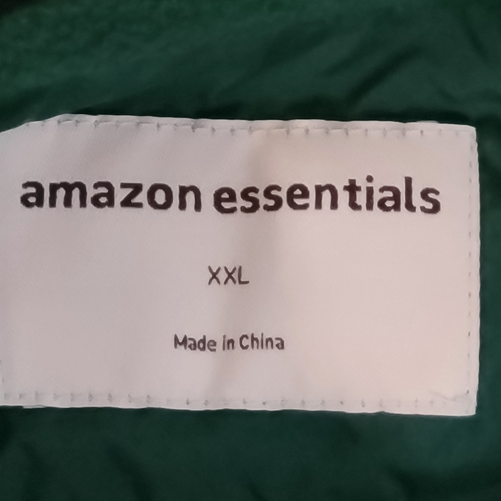 Amazon Essentials Green Puffer Jacket - image 4